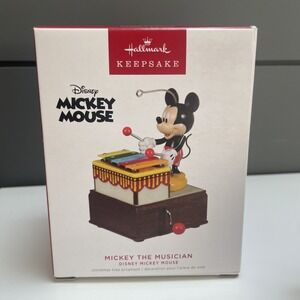 HALLMARK KEEPSAKE 2022 Mickey Mouse The Musician Magic Sound + Motion NIB!